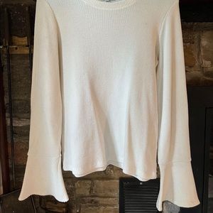 Madewell Ruffle Cuff Long Sleeve